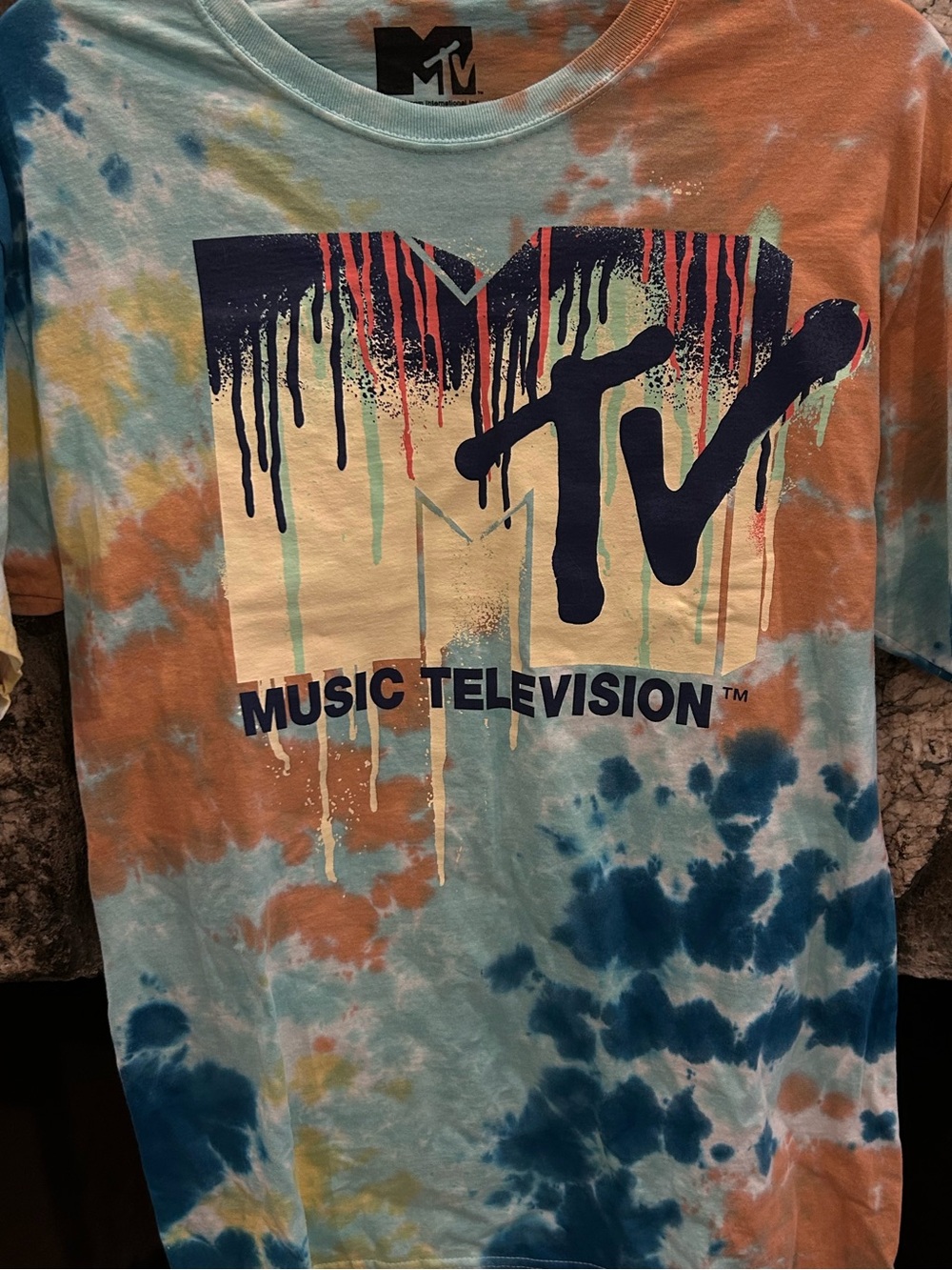 MTV NWT Tie Dye T Shirt Sz M